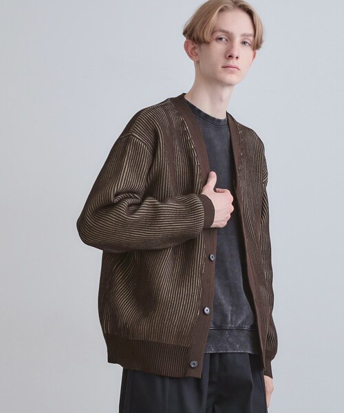 tk.TAKEO KIKUCHI(ティーケータケオキクチ)の「プレーティングカーディガン(カーディガン/ボレロ・メンズ・チャコールグレー/ブラック/ブラウン系その他・02/03/04)」の18枚目の写真