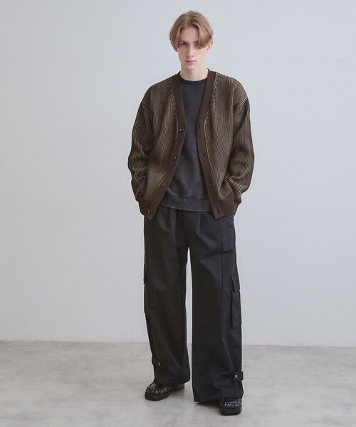 tk.TAKEO KIKUCHI(ティーケータケオキクチ)の「プレーティングカーディガン(カーディガン/ボレロ・メンズ・チャコールグレー/ブラック/ブラウン系その他・02/03/04)」の19枚目の写真