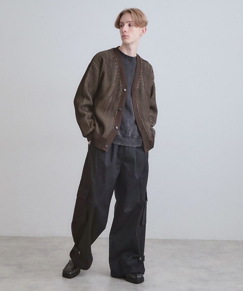 tk.TAKEO KIKUCHI(ティーケータケオキクチ)の「プレーティングカーディガン(カーディガン/ボレロ・メンズ・チャコールグレー/ブラック/ブラウン系その他・02/03/04)」の20枚目の写真
