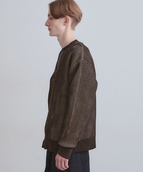 tk.TAKEO KIKUCHI(ティーケータケオキクチ)の「プレーティングカーディガン(カーディガン/ボレロ・メンズ・チャコールグレー/ブラック/ブラウン系その他・02/03/04)」の5枚目の写真