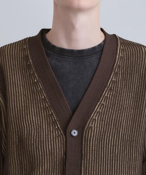 tk.TAKEO KIKUCHI(ティーケータケオキクチ)の「プレーティングカーディガン(カーディガン/ボレロ・メンズ・チャコールグレー/ブラック/ブラウン系その他・02/03/04)」の7枚目の写真