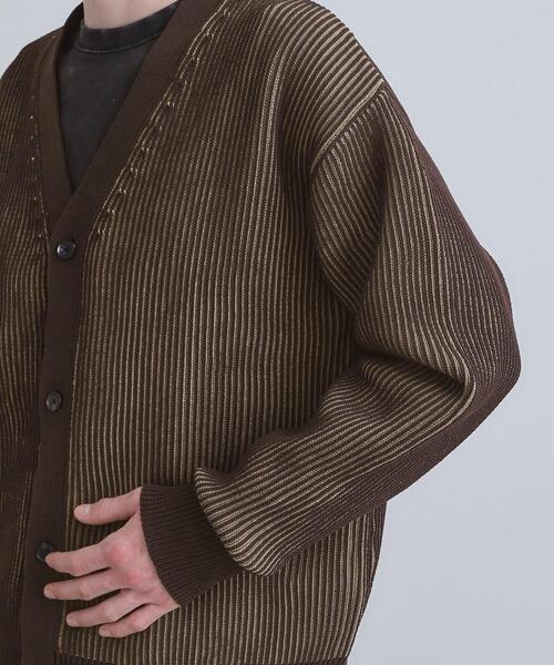 tk.TAKEO KIKUCHI(ティーケータケオキクチ)の「プレーティングカーディガン(カーディガン/ボレロ・メンズ・チャコールグレー/ブラック/ブラウン系その他・02/03/04)」の8枚目の写真