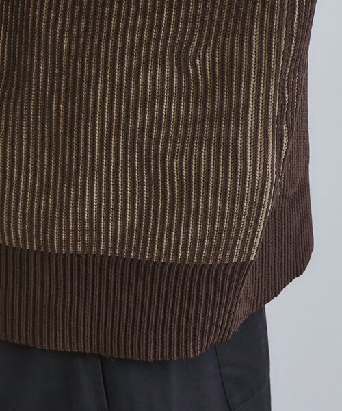 tk.TAKEO KIKUCHI(ティーケータケオキクチ)の「プレーティングカーディガン(カーディガン/ボレロ・メンズ・チャコールグレー/ブラック/ブラウン系その他・02/03/04)」の9枚目の写真