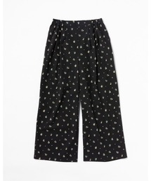 THOUSAND MILE（サウザンドマイル）の「[L's]LONG WIDE PANTS NY/PU PRINT/ロングワイドパンツ プリント（その他パンツ）」