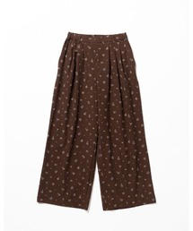 THOUSAND MILE（サウザンドマイル）の「[L's]LONG WIDE PANTS NY/PU PRINT/ロングワイドパンツ プリント（その他パンツ）」