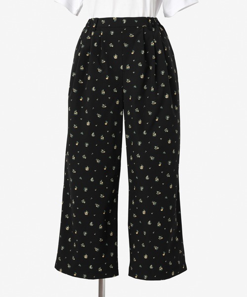 THOUSAND MILE（サウザンドマイル）の「[L's]LONG WIDE PANTS NY/PU PRINT/ロングワイドパンツ プリント（その他パンツ・レディース・レオパード/ブラウン系その他/ブラック系その他・L/M）」の4枚目の写真