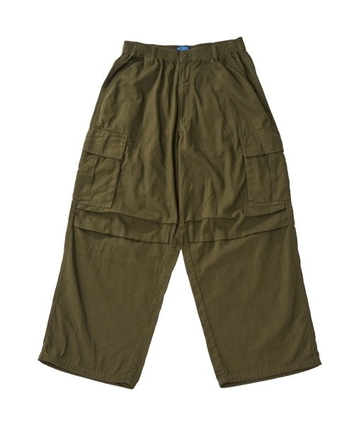 GLAZOS(グラソス)の「コットンツイル・ワイドカーゴパンツ(その他パンツ・キッズ・ダークブルー/ブラック/カーキ・150cm/160cm/180cm/170cm)」の11枚目の写真