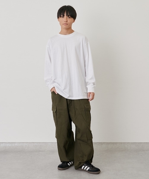 GLAZOS(グラソス)の「コットンツイル・ワイドカーゴパンツ(その他パンツ・キッズ・ダークブルー/ブラック/カーキ・150cm/160cm/180cm/170cm)」の16枚目の写真