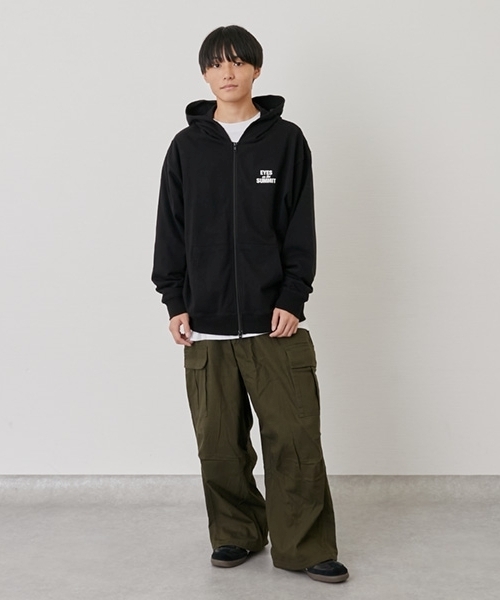 GLAZOS(グラソス)の「コットンツイル・ワイドカーゴパンツ(その他パンツ・キッズ・ダークブルー/ブラック/カーキ・150cm/160cm/180cm/170cm)」の17枚目の写真