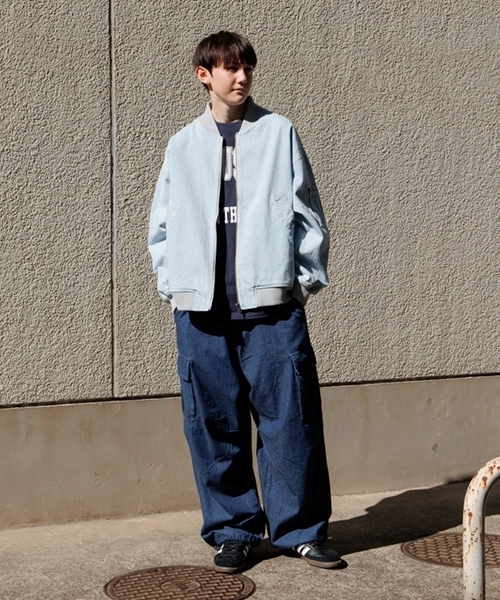 GLAZOS(グラソス)の「コットンツイル・ワイドカーゴパンツ(その他パンツ・キッズ・ダークブルー/ブラック/カーキ・150cm/160cm/180cm/170cm)」の19枚目の写真