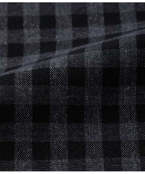 SIPULI（シプリ）の「【ウォッシャブル】Woolish Block Check リボンドロストドレス（ワンピース・レディース・ブラック/アイボリー・2）」の8枚目の写真