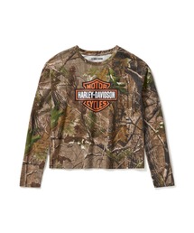 Harley-Davidson（ハーレーダビッドソン）の「H-D(R)×Realtree(R)APGロングスリーブ　トップ（Tシャツ/カットソー）」