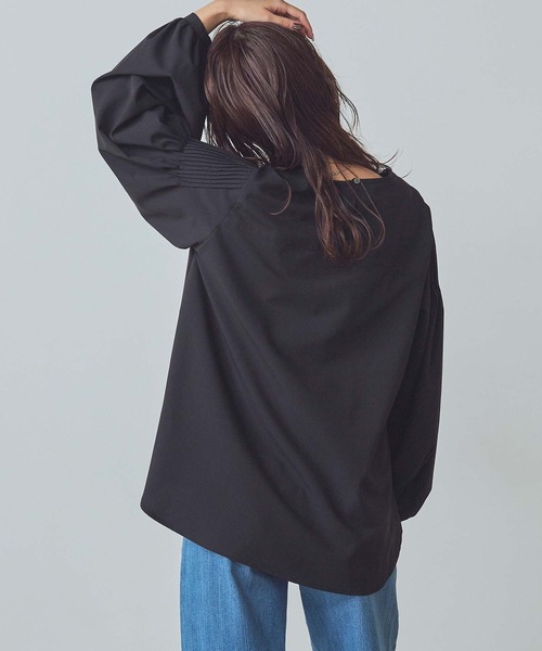 Gready Brilliant(グレディブリリアン)の「VネックシャギーベストSET(ニット/セーター・レディース・ブラック×ブラック/グレー×ホワイト・FREE)」の9枚目の写真