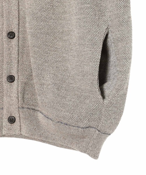 crepuscule(クレプスキュール)の「crepuscule Co/Wo Moss Stitch CD 2503-002(ニット/セーター・メンズ・グレー/ブラック・1/2)」の8枚目の写真