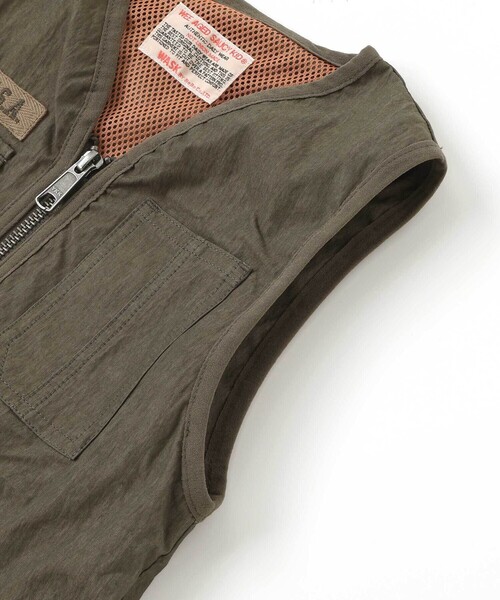 WASK（ワスク）の「袖取り外しワークジャケット(90~150cm)（その他アウター・キッズ・グリーン・160cm/140cm/150cm）」の14枚目の写真