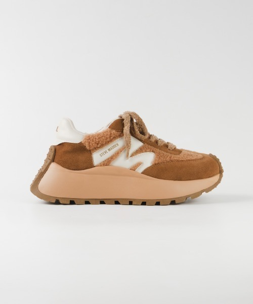 スエードファー厚底スニーカー/S.MADDEN SUPERCAMPO-F（スニーカー