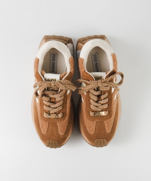 STEVE MADDEN(スティーブマデン)の「【先着でクマチャームノベルティ付き】スエードファー厚底スニーカー/S.MADDEN SUPERCAMPO-F(スニーカー・レディース・ベージュ系その他/アイボリー・22.5cm/23.0cm/23.5cm/23.5-24/24.0cm/24.5cm)」の10枚目の写真