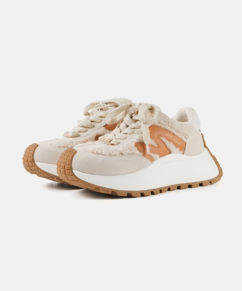 STEVE MADDEN(スティーブマデン)の「【先着でクマチャームノベルティ付き】スエードファー厚底スニーカー/S.MADDEN SUPERCAMPO-F(スニーカー・レディース・ベージュ系その他/アイボリー・22.5cm/23.0cm/23.5cm/23.5-24/24.0cm/24.5cm)」の18枚目の写真