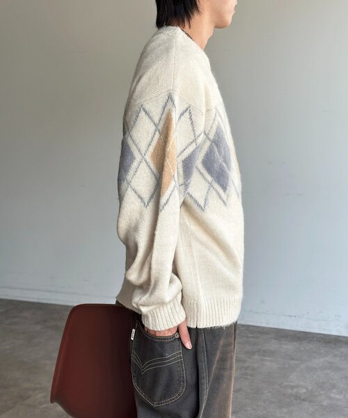 CPCM（シーピーシーエム）の「モヘア混シャギーニット（ニット/セーター・レディース・チャコールグレー/ネイビー/オレンジ/アイボリー/ブラック・MEDIUM/LARGE）」の9枚目の写真