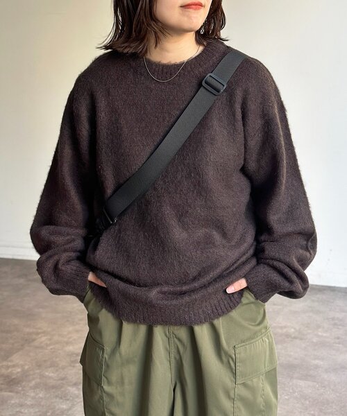 モヘア混シャギーニット（ニット/セーター）｜CPCM（シーピーシーエム