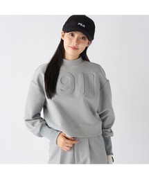 FILA GOLF フィラゴルフ ゴルフウェア ワンポイント ロゴ 保温 裏起毛 ストレッチ ハイネック プルオーバー トレーナー
