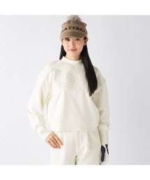 FILA GOLF フィラゴルフ ゴルフウェア ワンポイント ロゴ 保温 裏起毛 ストレッチ ハイネック プルオーバー トレーナー