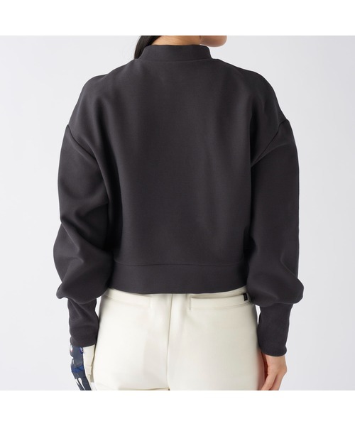 FILA GOLF（フィラゴルフ ）の「FILA GOLF フィラゴルフ ゴルフウェア ワンポイント ロゴ 保温 裏起毛 ストレッチ ハイネック プルオーバー トレーナー（その他トップス・レディース・グレー/オフホワイト/ブラック・M/LL/L）」の21枚目の写真