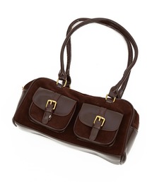 an meets zakka（アンミツザッカ）の「an meets zakka ベルベットロングハンドルミニボストンバッグ（ボストンバッグ）」