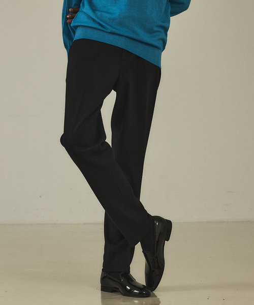 DESIGNWORKS(デザインワークス)の「【スリーピース対応】フリングウール スムースジャージー パンツ(スラックス・メンズ・ネイビー/ブラック/グレー・44/50/48/46)」の17枚目の写真