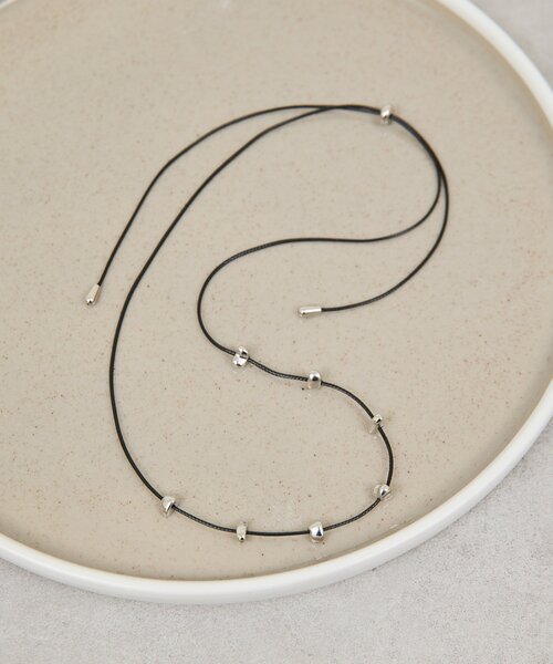 GALLARDAGALANTE（ガリャルダガランテ）の「メタルピースコードネックレス（ネックレス・レディース・シルバー/ゴールド・FREE）」の2枚目の写真