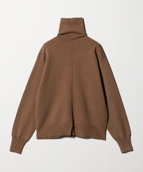 6(ROKU)＞コットンウール ミラノリブ タートルネック ニット（ニット