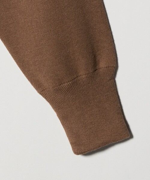 6(ROKU)＞コットンウール ミラノリブ タートルネック ニット（ニット