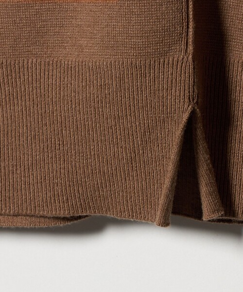 6（ロク）の「＜6(ROKU)＞コットンウール ミラノリブ タートルネック ニット（ニット/セーター・レディース・ダークグレー/ベージュ/その他1・FREE）」の20枚目の写真