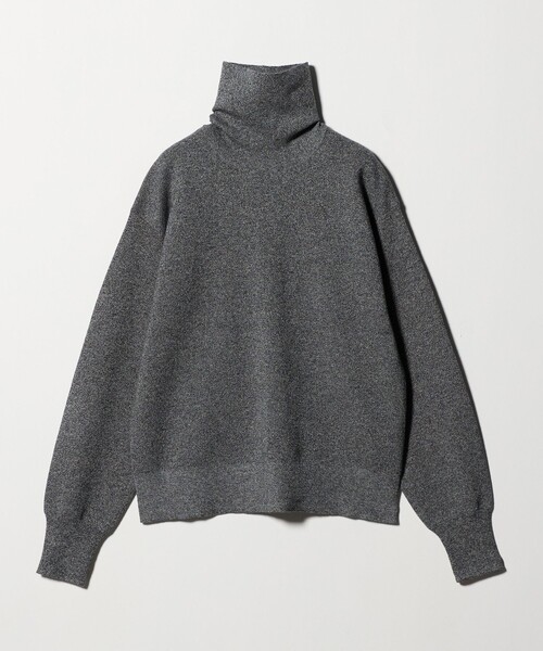 6（ロク）の「＜6(ROKU)＞コットンウール ミラノリブ タートルネック ニット（ニット/セーター・レディース・ダークグレー/ベージュ/その他1・FREE）」の5枚目の写真