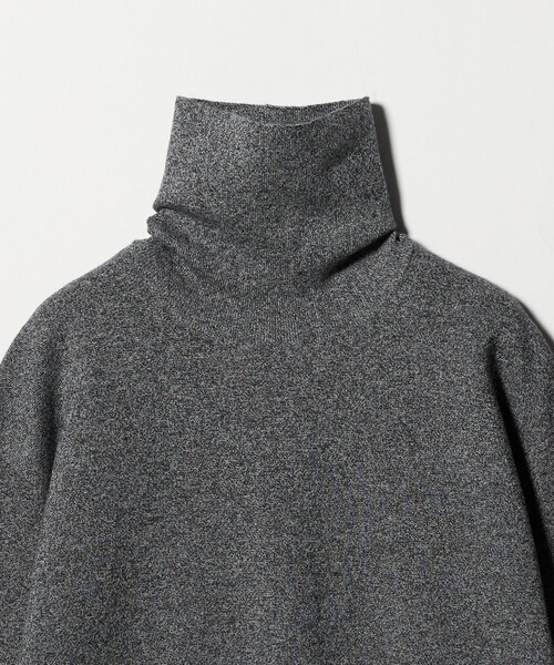 6(ROKU)＞コットンウール ミラノリブ タートルネック ニット（ニット