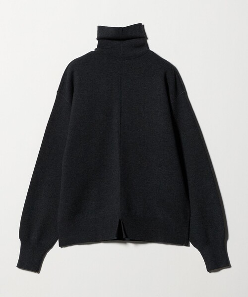 6（ロク）の「＜6(ROKU)＞コットンウール ミラノリブ タートルネック ニット（ニット/セーター・レディース・ダークグレー/ベージュ/その他1・FREE）」の10枚目の写真