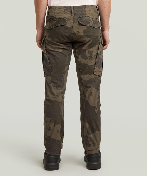 G-STAR(ジースター)の「ROVIC ZIP 3D REGULAR TAPERED PANTS/ヴィンテージライクウォッシュド加工立体裁断レギュラーテーパードカモ柄カーゴパンツ(カーゴパンツ・メンズ・カモフラージュ・30/30/29/30/36/30/33/30/34/30/31/30/32/30/31/32/32/32/33/32/34/32/30/32/36/32/28/32/29/32)」の2枚目の写真