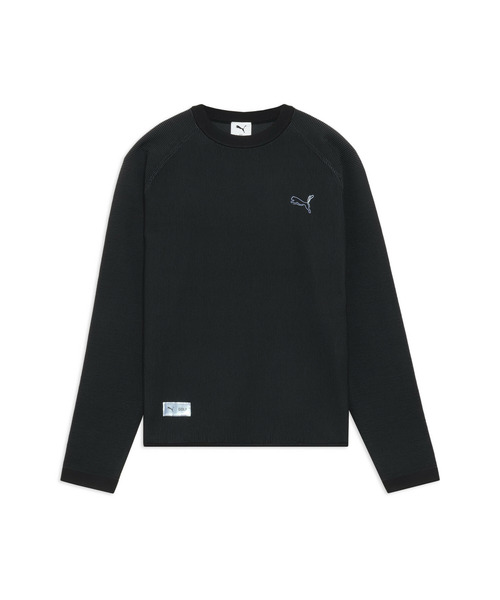 PUMA（プーマ）の「PUMA プーマ ウィメンズ ゴルフ クルーネック セーター（スウェット・レディース・ブラック・MEDIUM/LARGE/SMALL/X-LARGE）」の4枚目の写真