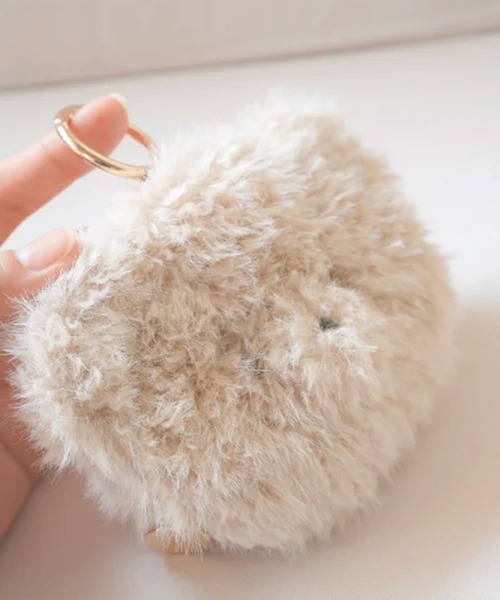 LAZY SUSAN（レイジースーザン）の「チャームポーチテディ　２５（ポーチ・レディース・ブラウン/ベージュ/ホワイト・FREE）」の13枚目の写真