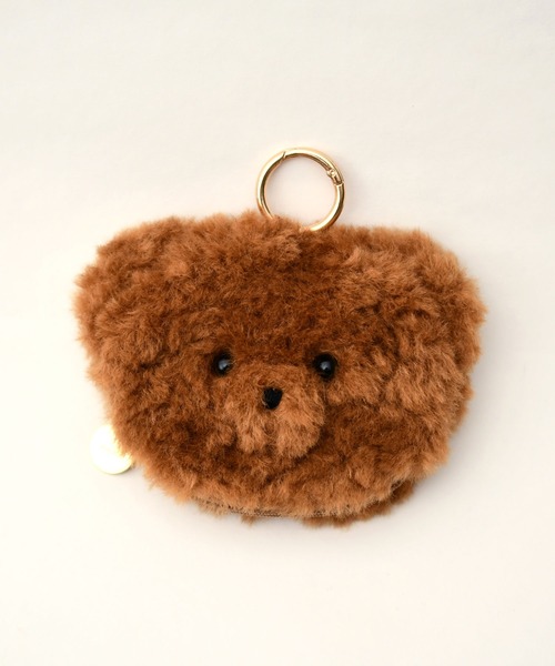 LAZY SUSAN（レイジースーザン）の「チャームポーチテディ　２５（ポーチ・レディース・ブラウン/ベージュ/ホワイト・FREE）」の14枚目の写真