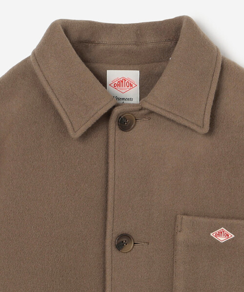DANTON | ウールメルトン シャツブルゾン WOMEN（その他アウター