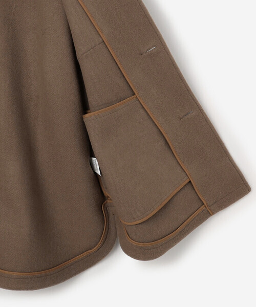 DANTON | ウールメルトン シャツブルゾン WOMEN（その他アウター