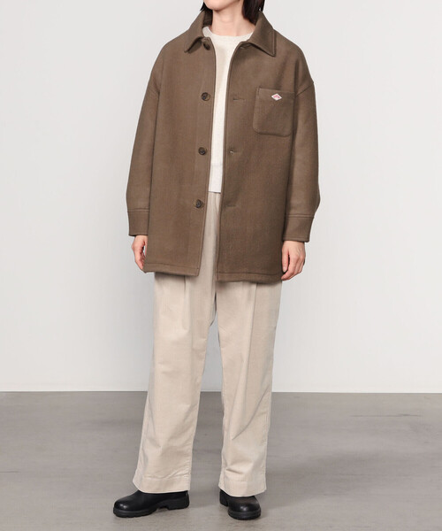 DANTON | ウールメルトン シャツブルゾン WOMEN（その他アウター