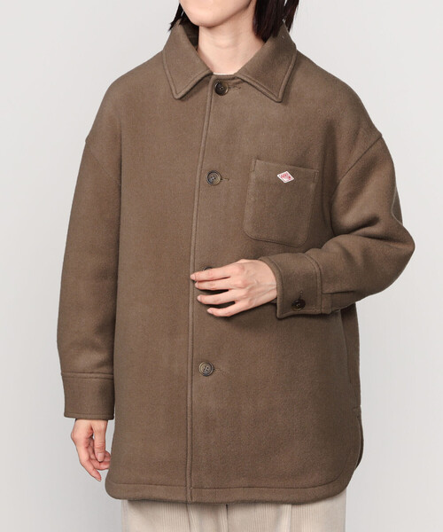 danton ダントン アウター DANTON | ウールメルトン シャツブルゾン WOMEN（その他アウター