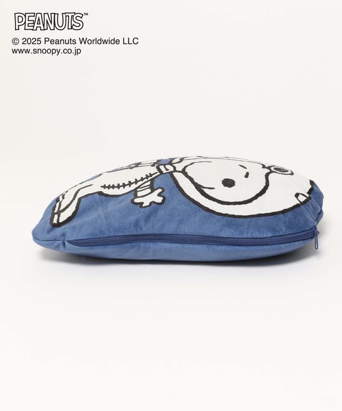 GLOBAL WORK(グローバルワーク)の「PEANUTS/クッションブランケット/593176(クッション/クッションカバー・レディース・ブルー/マスタード・FREE)」の14枚目の写真