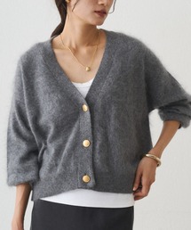 LOUNGEDRESS ラウンジドレス フェザーカーディガン グレー LOUNGEDRESS ラウンジドレス フェザーカーディガン グレー