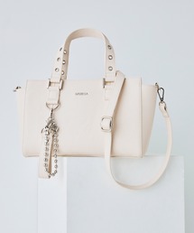 MURUA（ムルーア）の「MURUA(ムルーア)2WAYハンドバッグ MR-B1404 ベルトチャーム（ハンドバッグ）」