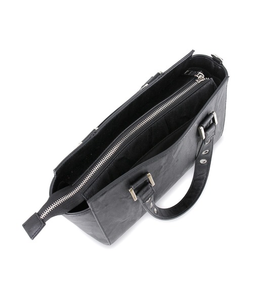 MURUA（ムルーア）の「MURUA(ムルーア)2WAYハンドバッグ MR-B1404 ベルトチャーム（ハンドバッグ・レディース・アイボリー/ブラック・FREE）」の20枚目の写真