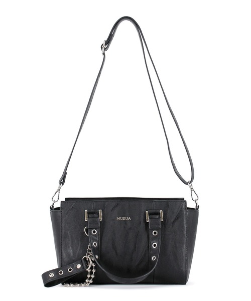 MURUA（ムルーア）の「MURUA(ムルーア)2WAYハンドバッグ MR-B1404 ベルトチャーム（ハンドバッグ・レディース・アイボリー/ブラック・FREE）」の21枚目の写真