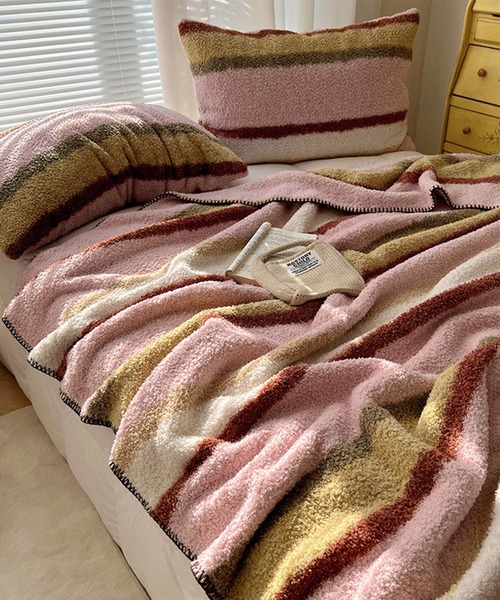 セール】北欧風ふわもこブランケット（ブランケット）｜aimoha